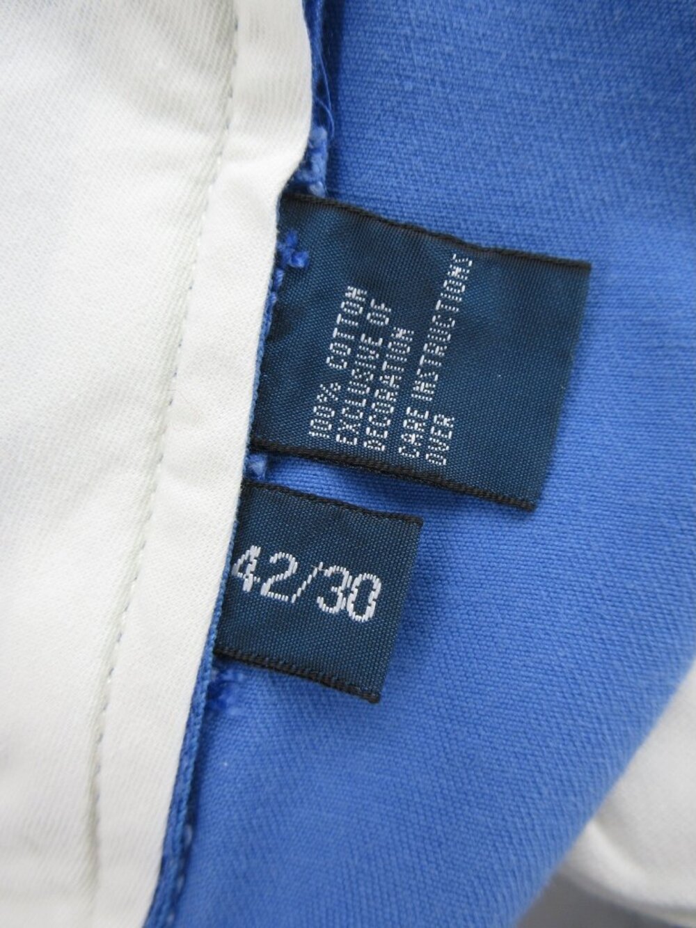 Polo Ralph Lauren Pants 42X30 Big Pony Paint Splatter Khaki Y2K Preppy - Picture 14 of 15